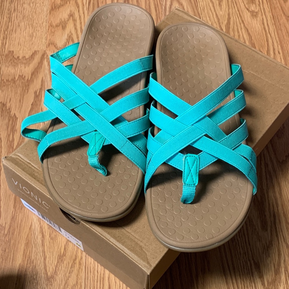 Vionic Aqua Strappy Sandals Tia NWT new qvc